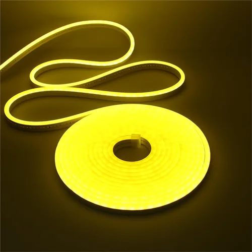 Vista 9 de Tira de neón DC 24V 1.6-65.6 ft IP67 impermeable, multicolor, retroiluminación de TV, tubo de silicona flexible para el hogar, luz LED
