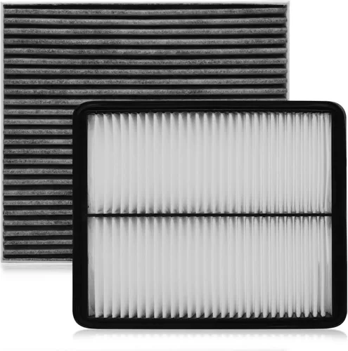 Vista 30 de Filtro de aire de cabina de motor de peine para Hyundai Accent 1.6L L4 2017 2016 2015 2014 2013 2012 Gris carbón