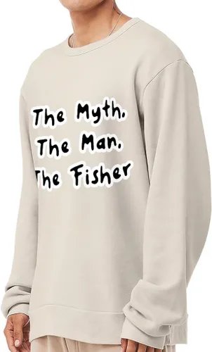 Vista 2 de The Myth Sponge Fleece Sweatshirt - Unique Classic Sweatshirt - Word Art Sweatshirt