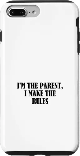 Vista 12 de I'm the parent, I make the rules Case for iPhone 16