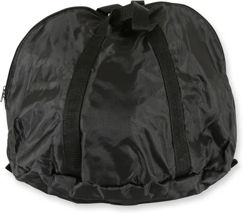 Vista 2 de RaceQuip 300003RQP - Bolsa para casco, forro polar, cierre de cremallera, nailon, color negro