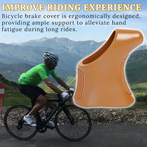 Vista 6 de Fundas de palanca de freno compatibles con Campagnolo Nuovo Super Record Shield Road Bike Shifter Palanca de cambio para deportes al aire libre