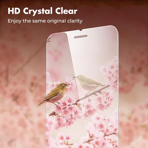 Vista 6 de UNBREAKcable Protector de pantalla de vidrio templado inastillable para iPhone SE 2022/SE 2020, iPhone 8/7 [2 unidades] [99.99% transparente HD]