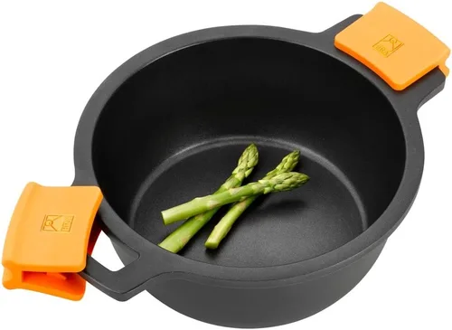 Vista 12 de Bra isogona Efficient - Cacerola profunda con tapa (todas las cocinas incluyendo inducción), 7.9 in, color gris