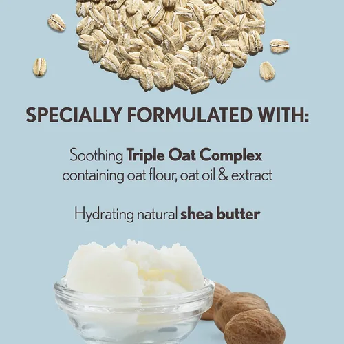Vista 4 de Aveeno Skin Relief - Jabón corporal diario hidratante sin fragancia, 18 onzas y alivio de la piel, loción corporal hidratante sin fragancia