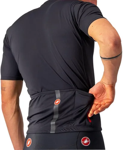 Vista 4 de Castelli Camiseta de ciclismo para ciclismo de carretera y grava, ciclismo I