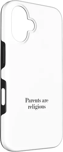 Vista 3 de iPhone 16 Parents are religious Case