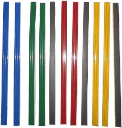 Vista 7 de Barra magnética de color de 8 pulgadas para pizarra blanca, nevera, caja de 12 piezas