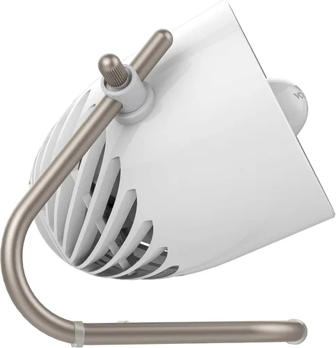 Vista 5 de Vornado Pivot - Ventilador de circulación de aire personal, 6 pulgadas, ventilador de viaje portátil silencioso, 3 velocidades, champán