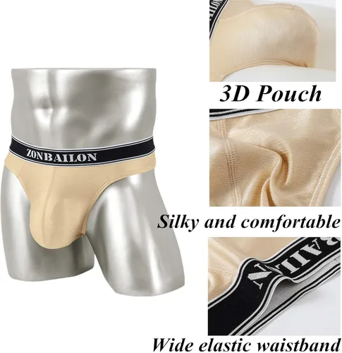 Vista 3 de Tangas para hombre sexy con tanga y espalda en T