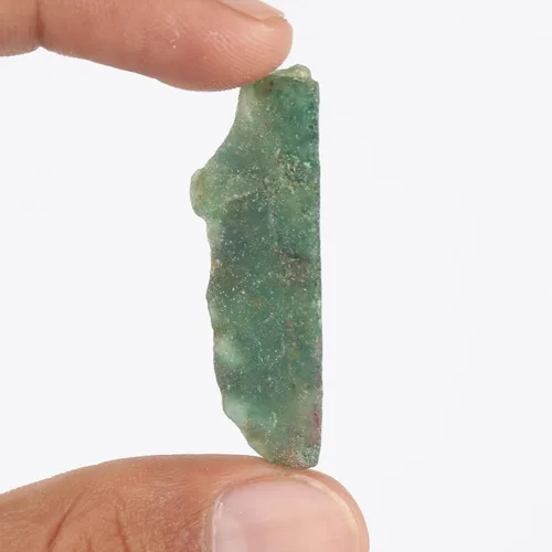 Vista 3 de Gemhub 26.75 ct Piedra Suelta Sin Cortar Jade Verde Sin Tratar para Decoración, Joyería