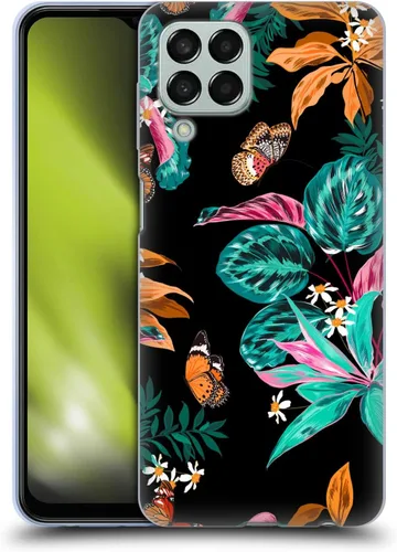 Vista 16 de Head Case Designs Officially Licensed Haroulita Blue Red Ethnic Pattern Gel Case [Military Grade Protection] Compatible with Samsung Galaxy M33