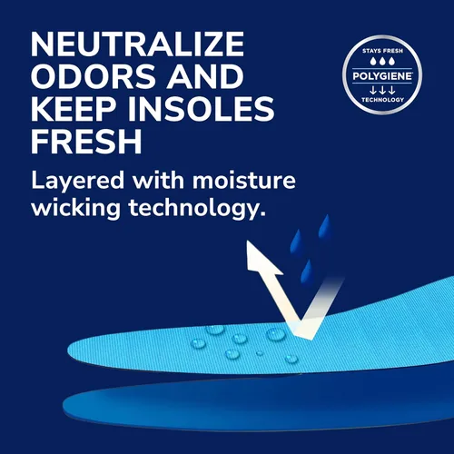 Vista 5 de Dr. Scholl's - Plantillas para aliviar el dolor de la fascitis plantar, con soporte para el arco del pie, se adaptan al tamaño del zapato