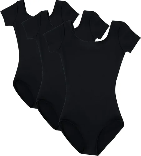 Vista 12 de Capezio Leotardo de manga corta para niñas - Chicas