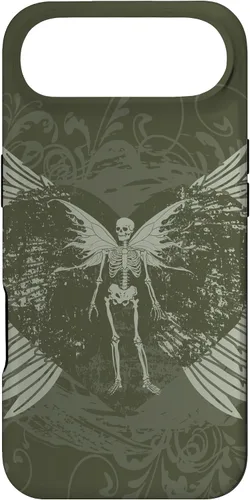 Vista 27 de Y2K Grunge Aesthetic Alt Goth Fairy Skeleton Wings Case for iPhone 17