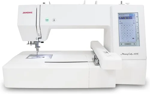 Vista 3 de Janome Memory Craft 400E bordado Máquina con la exclusiva Bonus Bundle