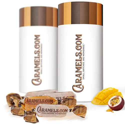 Vista 13 de Caramels.com Caramelos de escocés y ron con mantequilla Caramelo suave Pack de dos Envueltos individualmente Regalo variado ideal