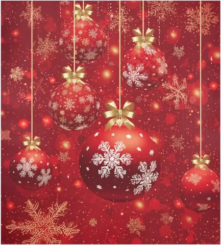 Vista 24 de Bolas de Navidad para árbol de lavavajillas, cubierta magnética para refrigerador, paneles de puerta, gabinete del hogar, electrodomésticos