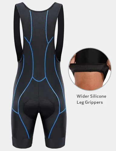 Vista 26 de Przewalski - Culote de ciclismo para hombre acolchado 3D, excelente rendimiento y mejor ajuste