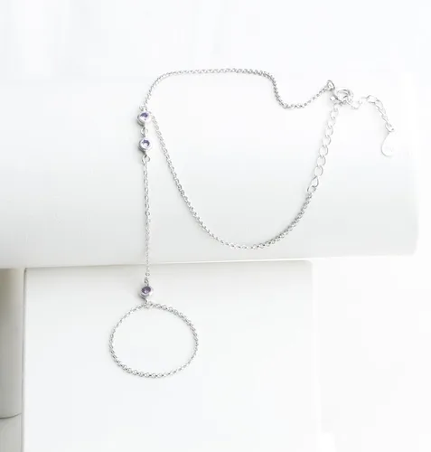 Vista 76 de Pulsera de plata de ley 925 para mujer, pulsera de mano para mujer, pulseras esclavas de 7 a 9 pulgadas ajustable
