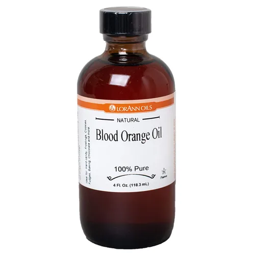 Vista 4 de LorAnn Aceite de naranja sanguina SS, sabor natural, botella de 1 onza