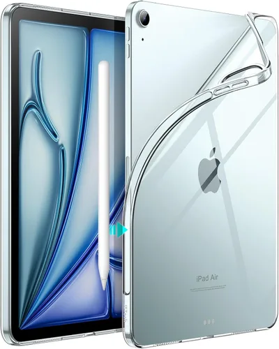 Vista 8 de JETech - Funda para iPad de 9.7 pulgadas (6ª/5ª generación, 2018/2017), funda delgada transparente de TPU suave y a prueba de golpes (transparente)