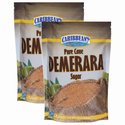 Vista 7 de CARIBBEAN RHYTHMS Azúcar de caña pura demerara, 1.5 lb.