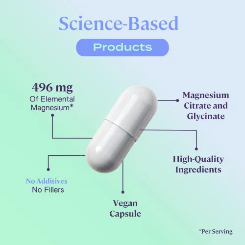 Vista 5 de B-FIT B Glicinato de magnesio y citrato - Apoya el sueño y la recuperación muscular - Vegano - 496 mg -220 cápsulas - 2 meses de suministro