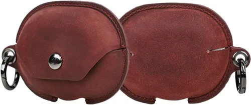 Vista 10 de Funda para Huawei FreeBuds Pro2, cuero genuino suave, compatible con Huawei FreeBuds Pro2 funda de carga inalámbrica, marrón