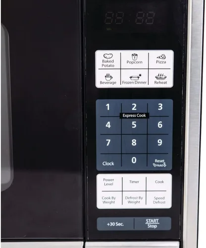 Vista 4 de Avanti 1.1CF 1000W Negro con microondas frontal de acero inoxidable - 1 cada uno