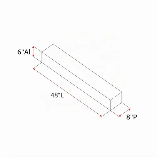 Vista 2 de URBANDI Repisa de chimenea, envejecida, rústica, flotante, moderna, madera real. (48 pulgadas de largo x 6 pulgadas de alto x 8 pulgadas, marrón)