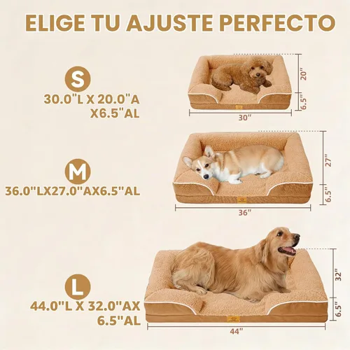Vista 6 de Sofá para perros y gatos, sofá lavable para mascotas pequeñas, 30 Acogedora cama estilo sofá con lados elevados, amortiguación de felpa y una funda