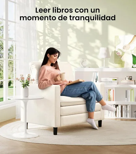 Vista 6 de Welzona 3-Layers Cloud Accent Chair, 33" Reading Chair, Teddy Arm Chairs