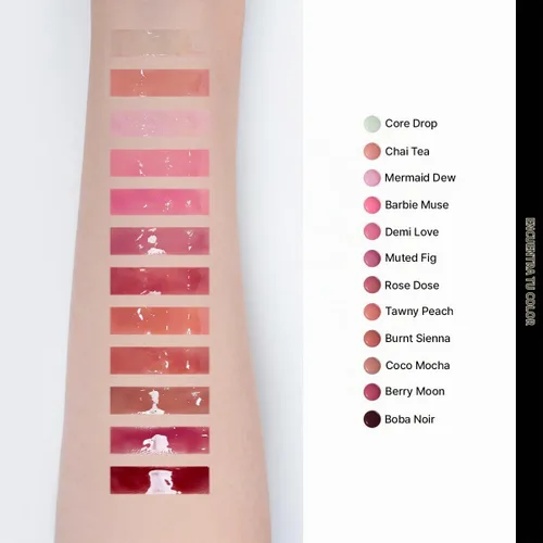 Vista 7 de LIP-PRESSION Metal Serum Gloss Brillo de labios coreano (Boba Noir)