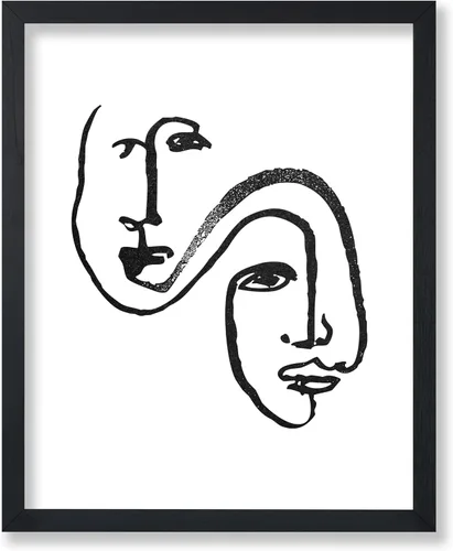 Vista 181 de Poster Master Faces Poster - Retro Women Print - Portrait Art - Sketch Illustration - Abstract Artwork - Woman Design - Chic Boho Design - Great