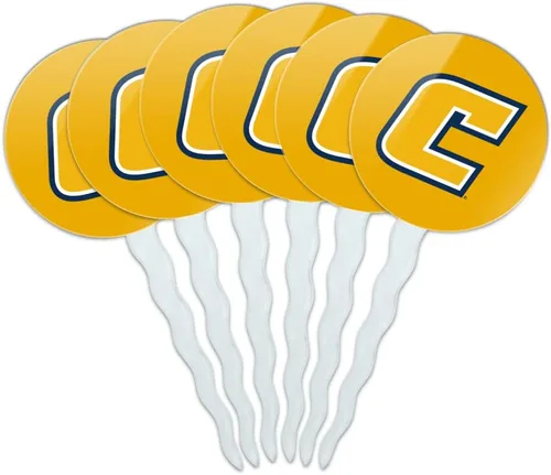 Vista 119 de Abilene Christian - Juego de 6 palillos para cupcakes con logotipo secundario