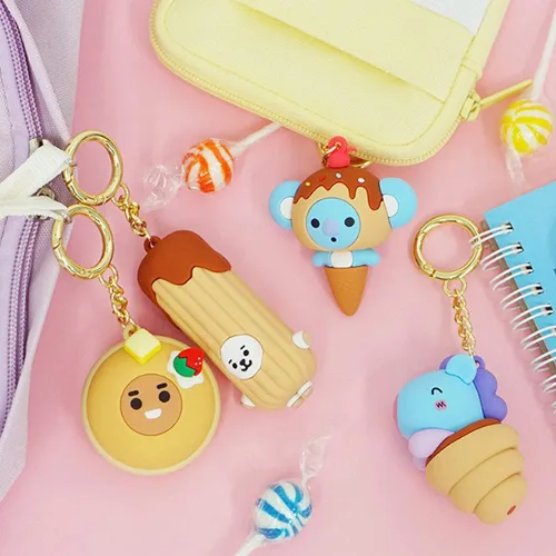 Vista 5 de BT21 Llavero con forma de postre y figura de cariño