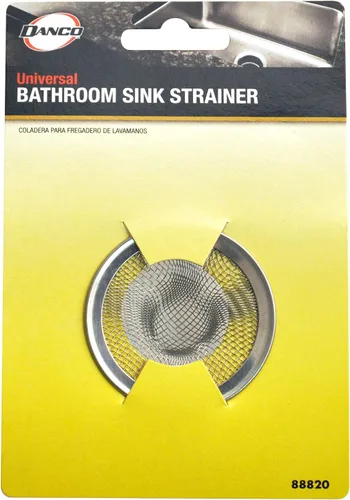 Vista 7 de Danco 88820 - Colador de lavabo de baño de malla de 2 pulgadas, acero inoxidable
