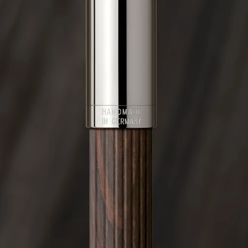 Vista 3 de Graf von Faber-Castell Bolígrafo Rollerball Clásico Chapado en Platino - Granadilla