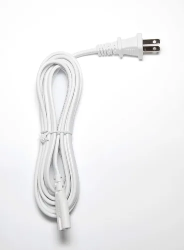 Vista 2 de OMNIHIL - Cable de alimentación de CA blanco de 10 pies de largo compatible con el calentador de botellas Chicco NaturalFit 06785U