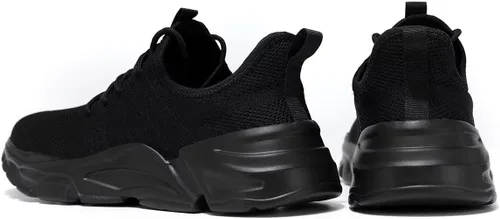 Vista 5 de Zapatos deportivos para correr para hombre, ligeros, transpirables, de malla