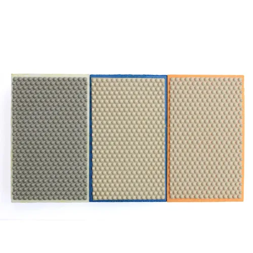 Vista 4 de Almohadillas de pulido a mano de diamante, almohadillas con respaldo de espuma de esponja de 3.543 x 2.165 in, kit de bloques de lijado