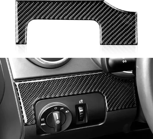 Vista 19 de Adhesivo de cubierta para panel de control del aire acondicionado del automóvil para Ford Mustang GT Shelby 2005 2006 2007 2008 2009 Accesorios