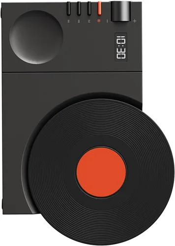 Vista 8 de Altavoz Bluetooth retro, tocadiscos vintage, altavoz Bluetooth, altavoz fonógrafo clásico a la antigua, tocadiscos, regalo creativo de aspecto lindo