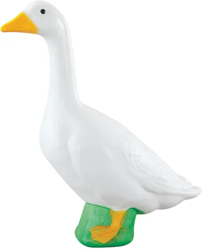 Vista 13 de Estatua oficial de Gaggleville Porch Goose Baby - Encantadora 17" al aire