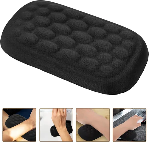 Vista 8 de Alipis Memory Foam Wrist Rest for Keyboard and Mouse Pad Ergonomic Wrist Support Cushion for Office and Gaming Black Single-Hand for Computer