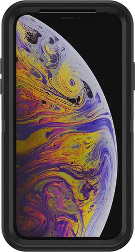 Vista 4 de OtterBox + Funda Pop Defender Series para iPhone Xs y iPhone X (no Xr/Xs Max) Embalaje no minorista - Negro