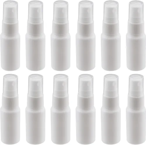 Vista 9 de Othmro Botella de spray de niebla fina, 6.8 fl oz de plástico pulverizador de botellas blancas bomba atomizadora y recargable 10 piezas 10 piezas