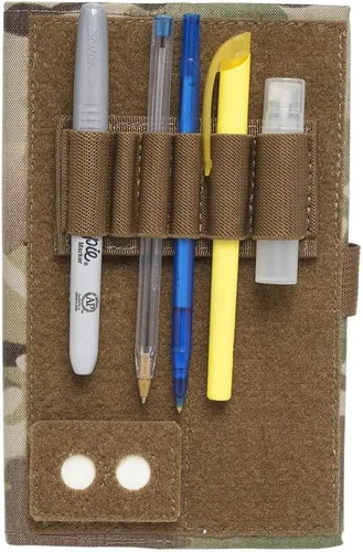 Vista 2 de TACTICAL NOTEBOOK COVERS Detachable Elastic Pen-Marker Loop Patch Hook Fastener Backing for Secure Attachment to Notebooks, Bags, and Gear Large