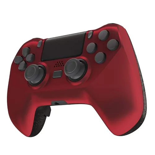 Vista 7 de eXtremeRate Scarlet Red Decade Tournament Controller (DTC) Upgrade Kit for PS4 Controller JDM-040050055, Upgrade Board & Ergonomic Shell & Back